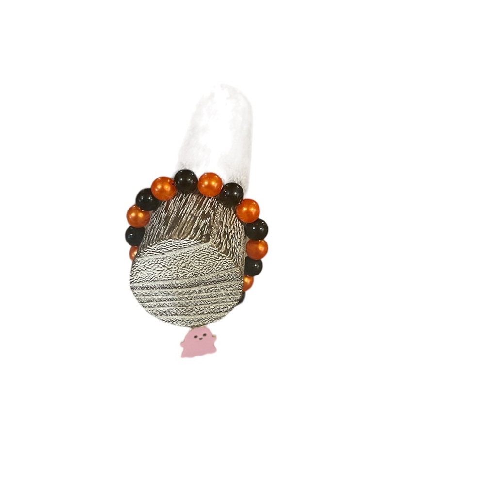 Pink Ghost Halloween Bracelet